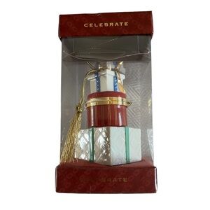Lenox Commemorative Year 2000 Ornament - Gift Stack